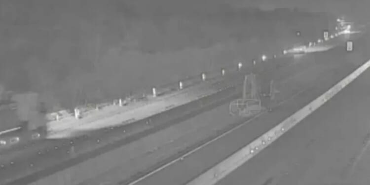 M5 closed in one direction due to resurfacing works causing commuter chaos with nine-mile diversion in place