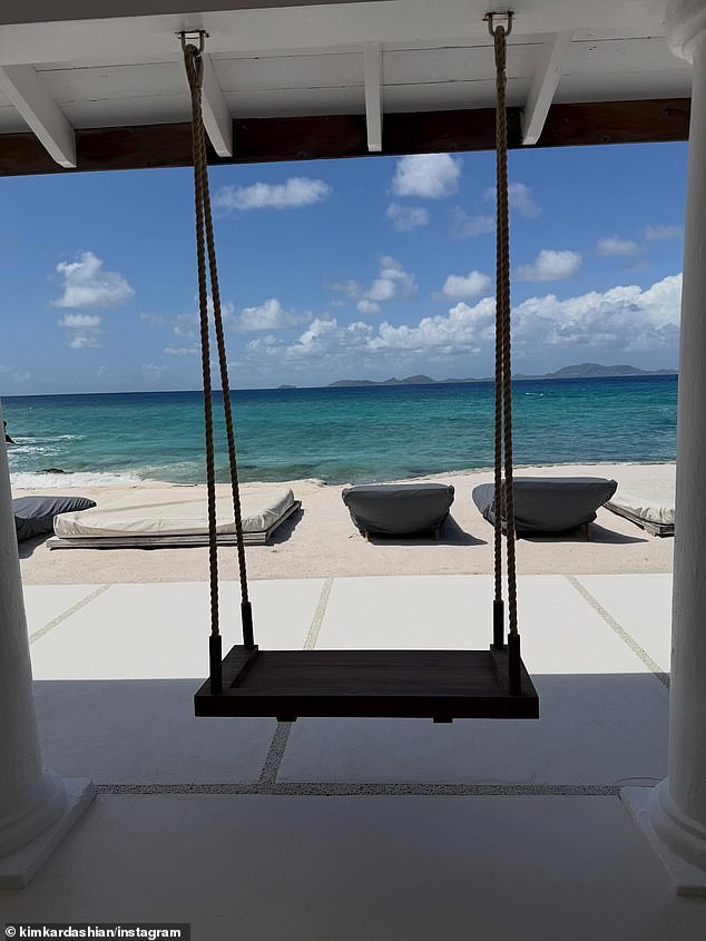 Jenner celebrated her birthday with friends and family on the private island of Mustique