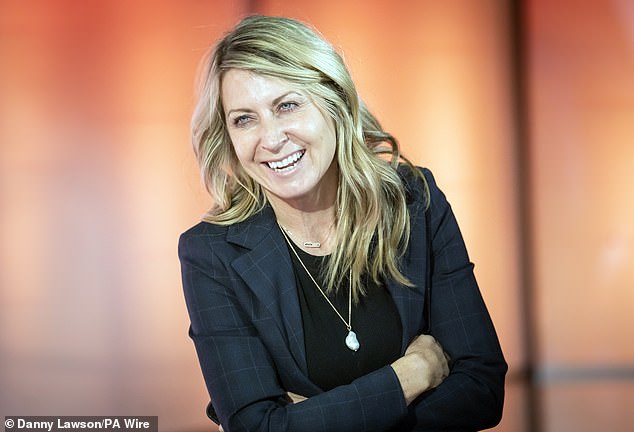 Deborah Turness (pictured in January 2023), chief executive of BBC News, also stepped down