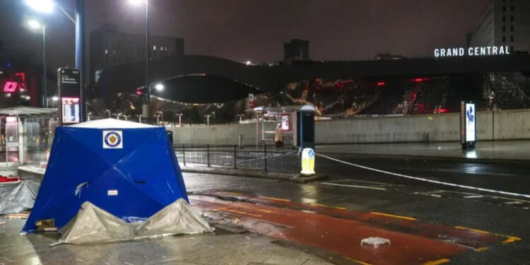 Woman, 34, stabbed in the neck after 'unprovoked attack' in city centre dies in hospital