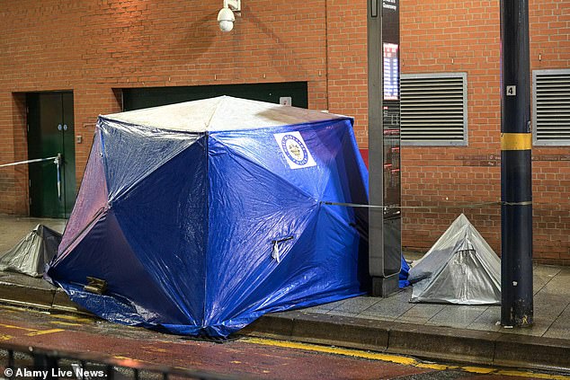 The victim, aged in her 30s, suffered a 'serious injury' and was rushed to hospital in a critical condition, but she has since died