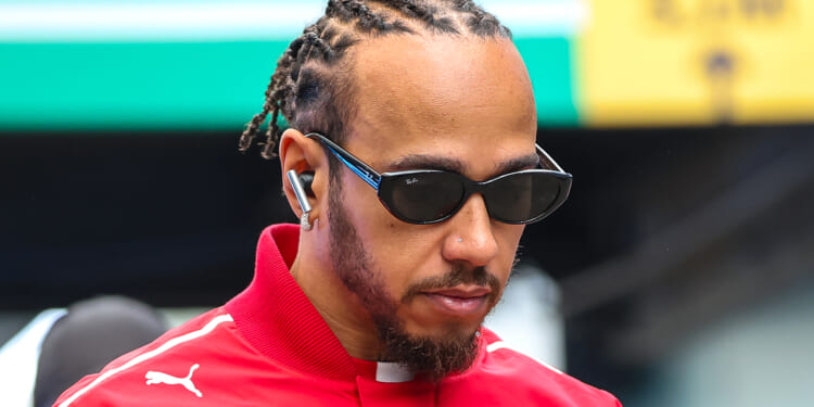 Ferrari boss takes cheeky swipe at Lewis Hamilton after F1 star's 'disastrous' Sao Paulo Grand Prix