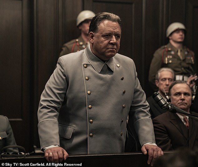 While speaking to the podcaster, he explained that he had lost 55 pounds since he wrapped filming the movie Nuremberg, which premiered earlier this week. He's seen in the film