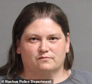 Groves is pictured in a booking photo