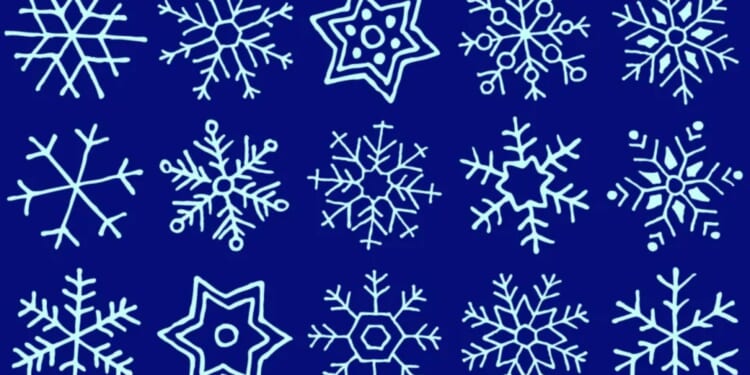 You've got 20/20 vision if you can see through the snow to solve this frosty brainteaser in 30 seconds