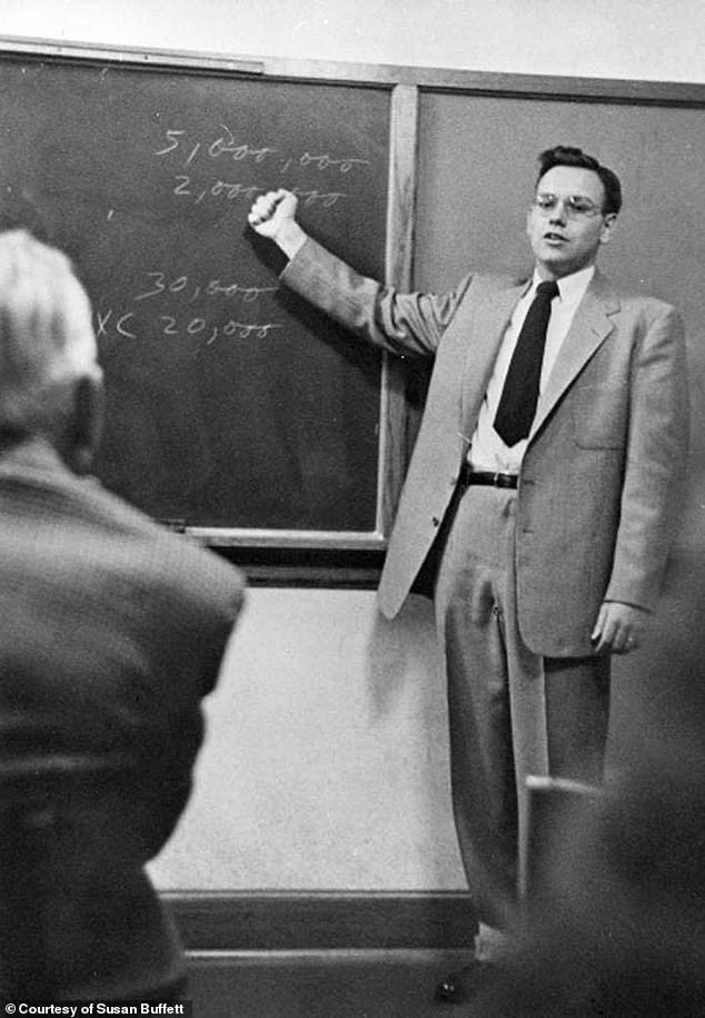 Buffett taught at the University of Omaha in the 1950s and early 1960s