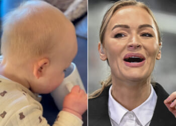 Laura Woods gets baby son Leo to brutally troll Tottenham in hilarious and adorable video