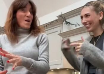 Davina McCall dances with rarely seen daughter Tilly in their stunning kitchen after shock breast cancer diagnosis