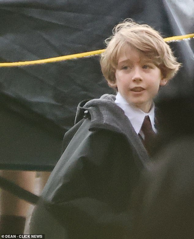 Bumbling Neville will be played by Rory Willmort who was seen on set