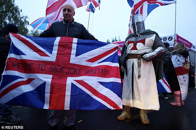 Dozens of anti-migration protests have been held at the site over recent months