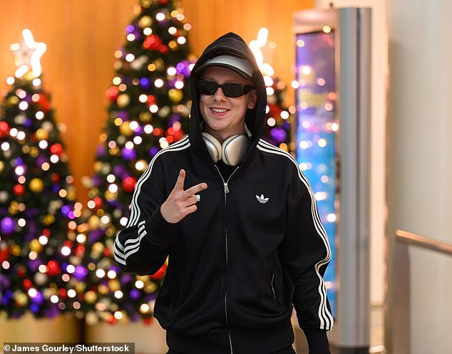 Meanwhile, Manchester-based rapper, Aitch and AngryGinge were seen in Brisbane Airport ahead of this year's I'm A Celebrity