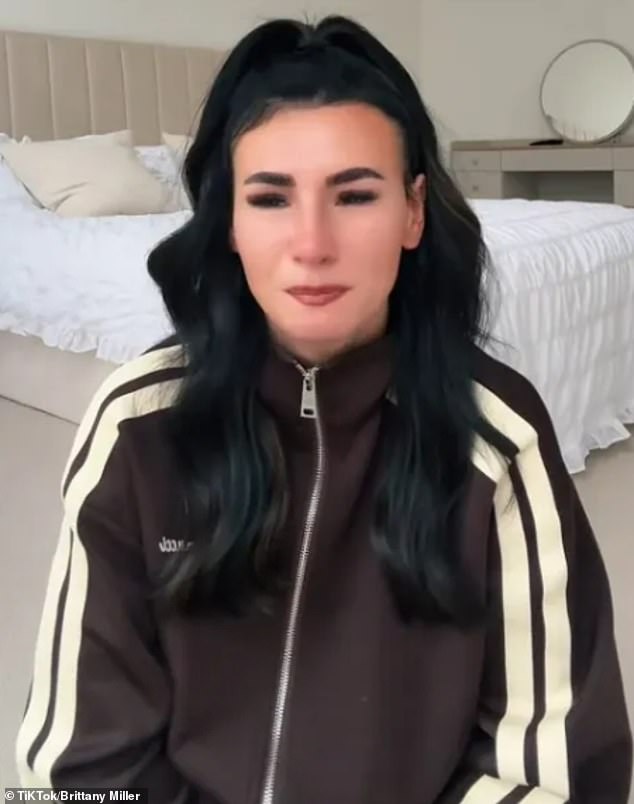 The content creator (pictured in her apology video), who shares one-year-old identical twins, Elijah and Emiliano, with her partner Ash Griffiths, lied about having the illness in 2017