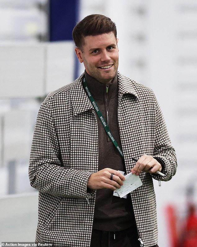 Fabian Hürzeler also spent two days with the England team as they trained at Pennyhill Park