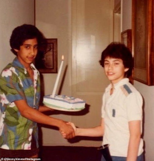 Kimmel and Cleto III grew up on the same block in Las Vegas - memories so cherished that the late night host later named his company, Meadow Lark Lane Productions, after the street where they lived