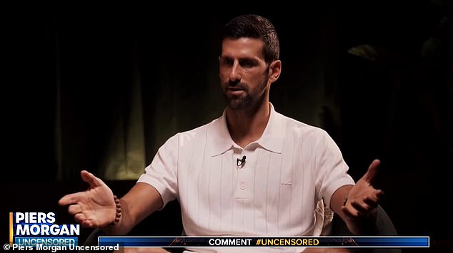 Djokovic insisted he had been 'misinterpreted' amid the scandal as he stressed he had been 'freedom of choice' rather than pro or anti vaccination