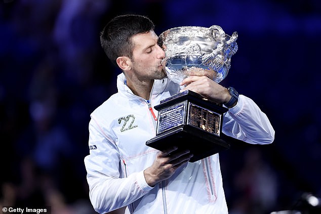 Djokovic returned to the Australian Open in 2023 and won the title for a record 10th time