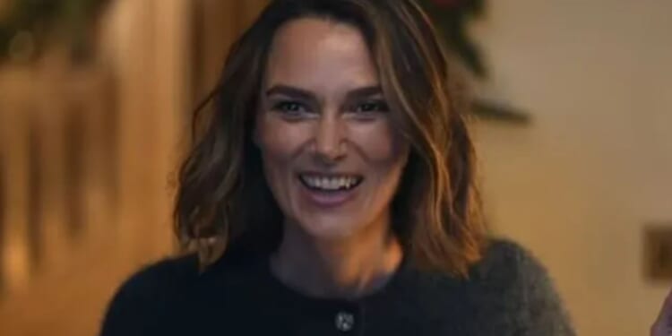 Traitors favourite & Keira Knightley star in hilarious Waitrose Xmas ad…and it mocks THAT Love Actually scene