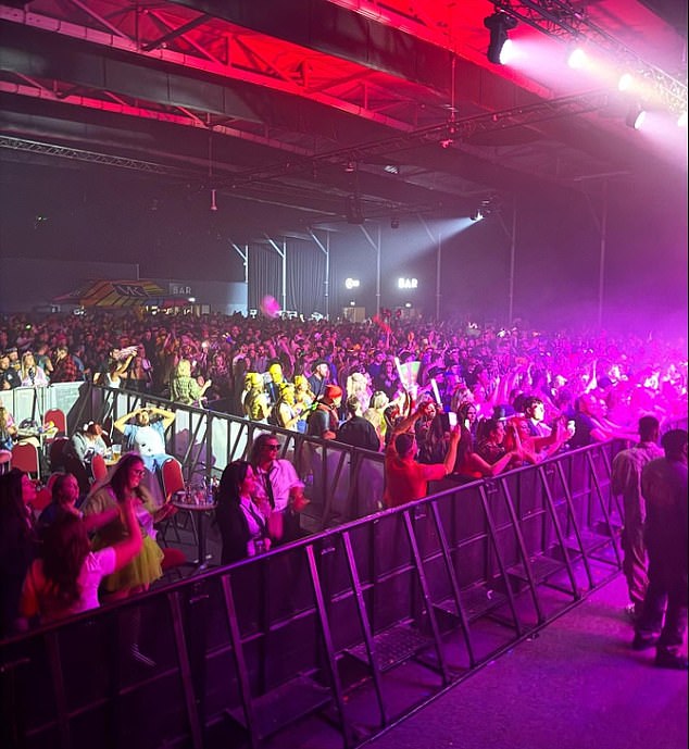 A scene from the adults-only 'Big Weekender' event organised by Butlin's