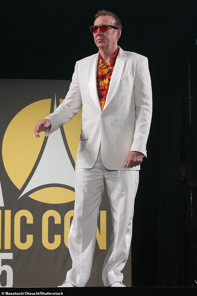 Several reviewers wrote that Cage was miscast, both because of his overly dramatic performance and because of the associations he brings due to his earlier unhinged roles; pictured in May in Osaka, Japan