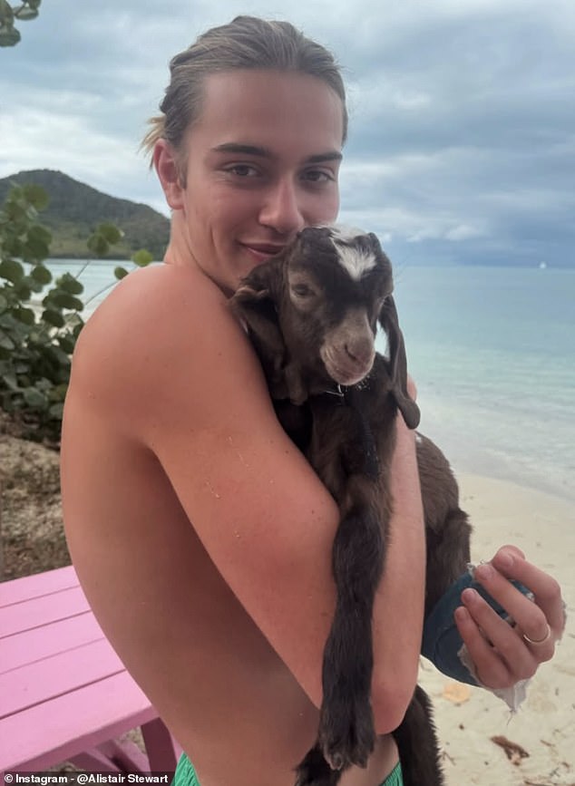 Alastair Stewart, 19, shares his looks with his famous father Sir Rod, but not, it seems his musical talents - instead focusing on film and script writing