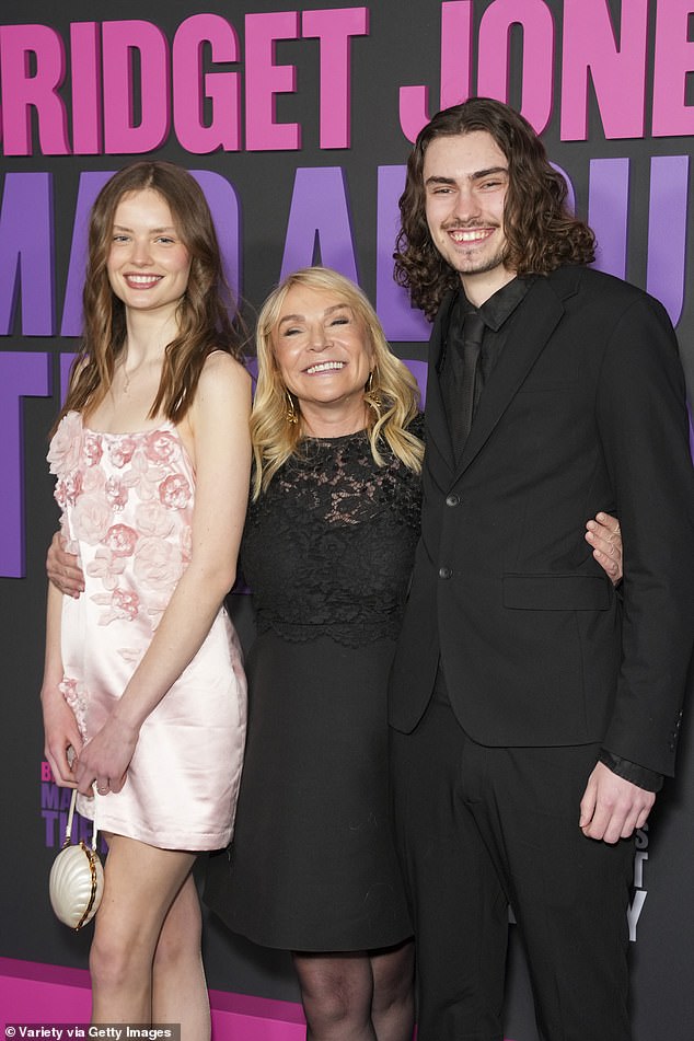 Dash Curran is the 21-year-old son of Bridget Jones creator Helen Fielding (pictured with his mother and sister Romy) - he is currently studying game development at USC in California