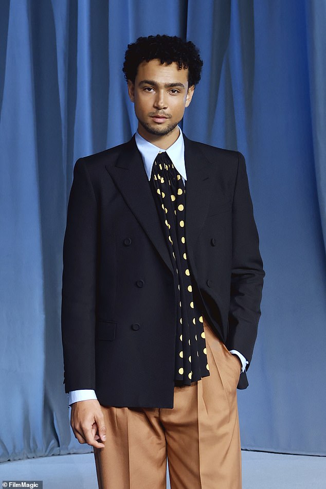 Saltburn actor Archie Madekwe, 30, is only just getting started in the world of acting. Pictured at the 2025 Academy Museum Gala in October