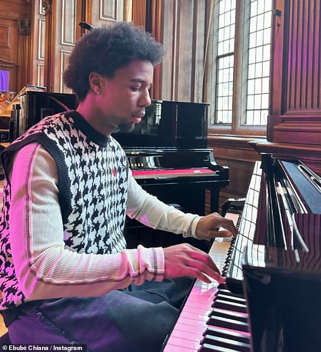 Ebubé Chiana, 22, was the star chorister at Eton College but now he's getting air time on BBC radio and has a string of singles under his belt - he's a musical talent to watch