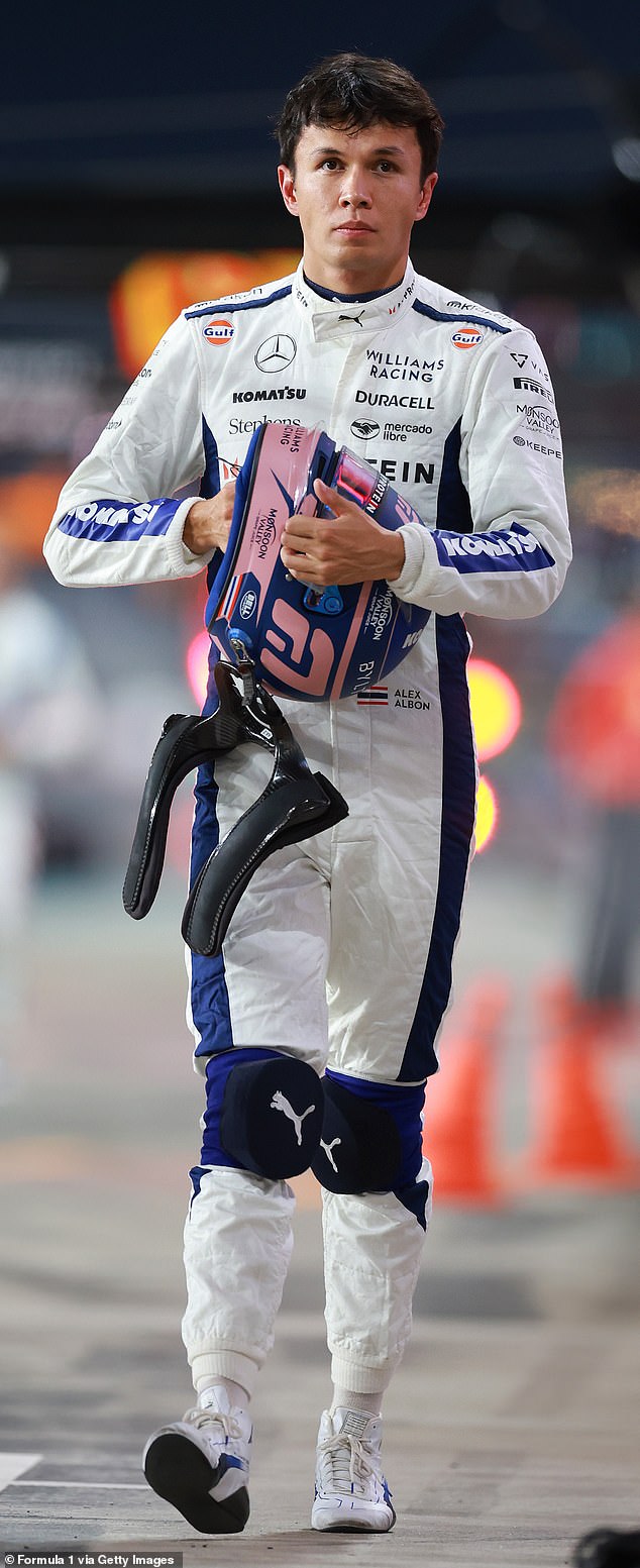 Williams F1 driver Alex Albon, 29, adores pets and is a self-confessed 'cat dad', owning 12 animals, including horses and dogs