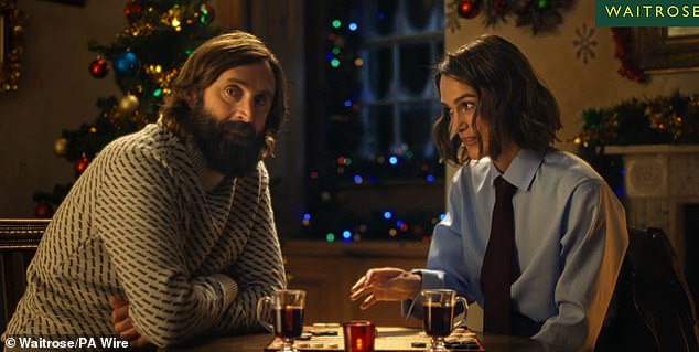 Joe stars as sweet-natured singleton Phil, who overcomes his shyness to woo an equally lovelorn Keira Knightley - played by Keira herself in cosy scarves and PJs