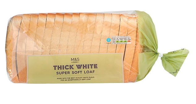 M&S's Thick White Super Soft Loaf is relatively high in fibre compared to other supermarket loaves