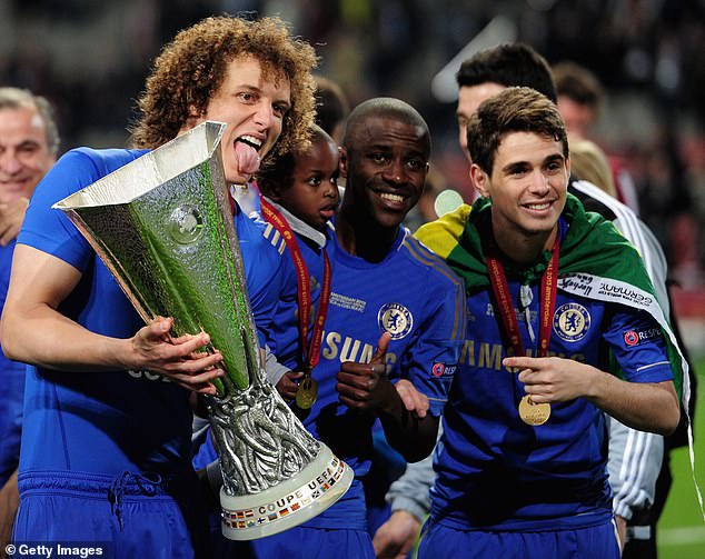 The Brazillian played for Chelsea for five years until 2017, winning the Europa League in 2013