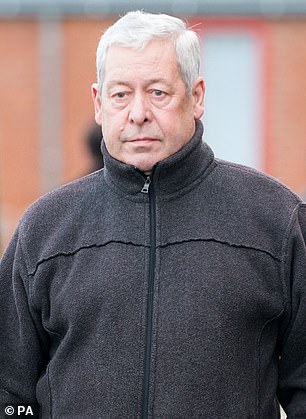 Picutred: Brian Greenwell was also jailed in 2018 along four others