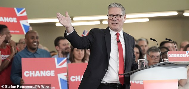EMBARGOED TO 0001 SUNDAY OCTOBER 26File photo dated 05/07/25 of Labour leader (now Prime Minister) Sir Keir Starmer speaking to supporters at the Tate Modern, central London. The average person saw "no meaningful improvement in their life" over Labour's first year in power, a survey of thousands of Britons has suggested. An annual "Life in the UK" survey of 7,000 people carried out by charity Carnegie UK found stagnating wellbeing and persistent economic hardship for millions since 2023. Issue date: Sunday October 26, 2025. PA Photo. Photo credit should read: Stefan Rousseau/PA Wire