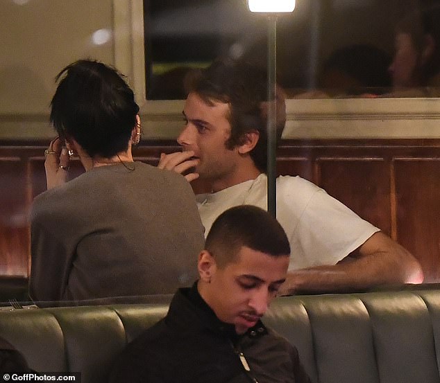 They appeared deep in conversation during their outing