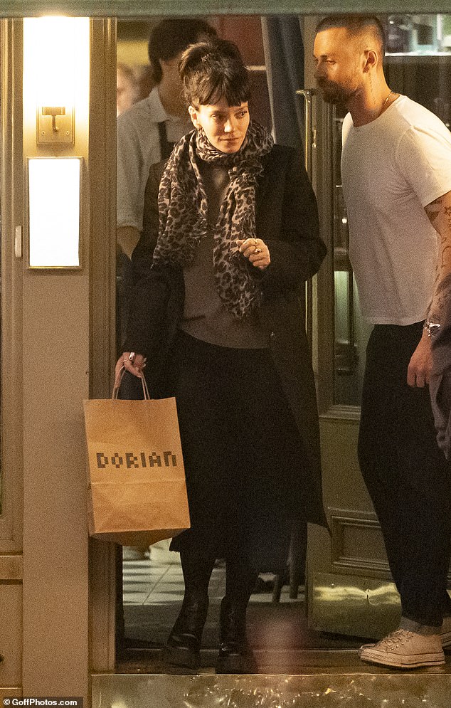 The pair are said to have spent over two hours indulging in some delicious food