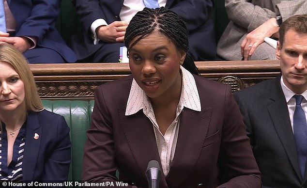 Kemi Badenoch suggested that the only waiting list he wished to cut was that for Labour's leadership, Quentin Letts writes