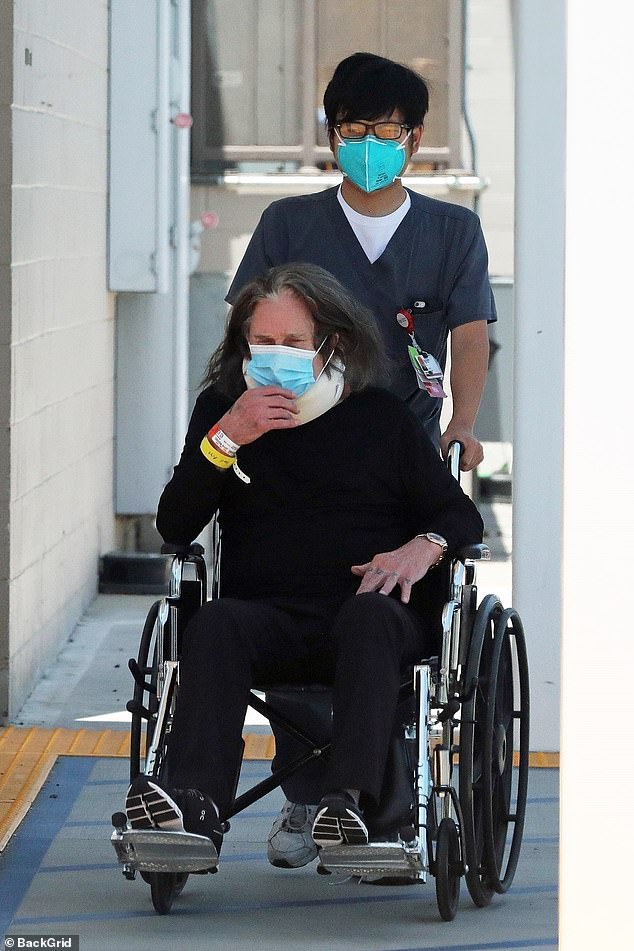 However, Ozzy previously said that his biggest struggles were due to a fall which he suffered in 2019 which caused metal rods in his back, which had been put there following a quad bike accident in 2003, to dislodge (pictured 2022)