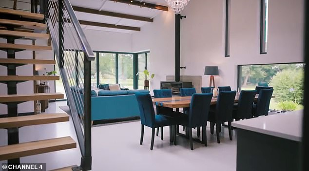 Greg and Georgie opted for a single-storey house with an open kitchen, living and dining room