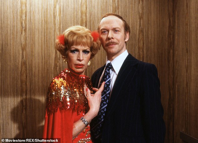 Pictured: Yootha Joyce (left) and Brian Murphy (right). Murphy continued acting in his final years, although he was best known for his roles in 1970s comedy sitcoms