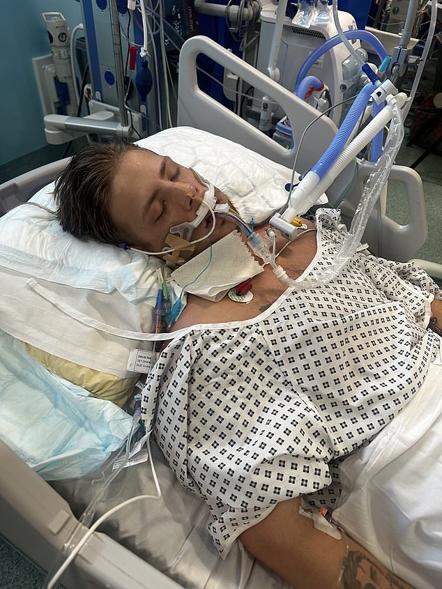 'One night he woke me up saying that he couldn't feel his legs. He could barely speak,' Doina told the Daily Mail