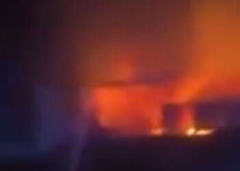 Firefighters battle blaze at Exeter City FC stadium