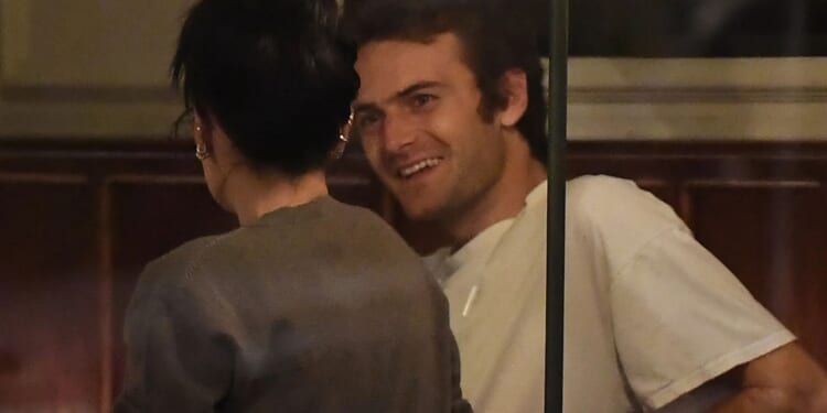 Lily Allen spotted cosying up to mystery man at dinner in London