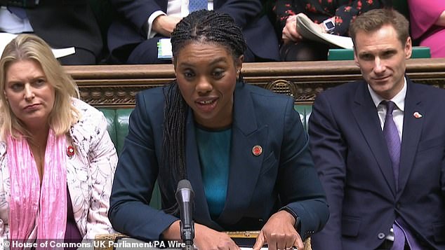 Leader of the Opposition Kemi Badenoch said the Government had 'descended into civil war'