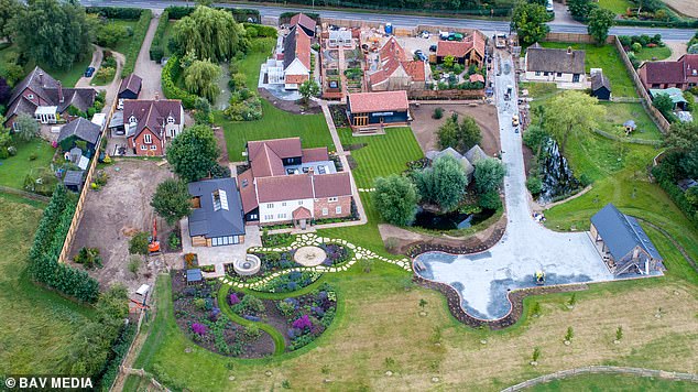 The father-of-two also owns a huge estate that's been dubbed 'Sheeranville,' that also includes a pub, tree house, swimming pool, underground music room and a cinema with 35ft by 20ft screen