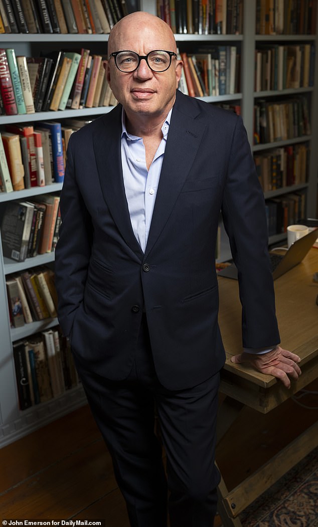 Many of Epstein's anti-Trump ravings come in emails with author Michael Wolff (pictured)