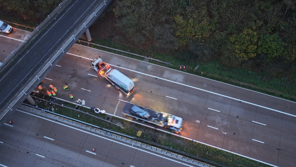 M20 Horror Crash: BMW and Mercedes Van Collision Shuts Road Early Thursday
