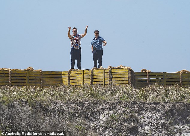 Ant and Dec looked pleased to see the new batch of campmates