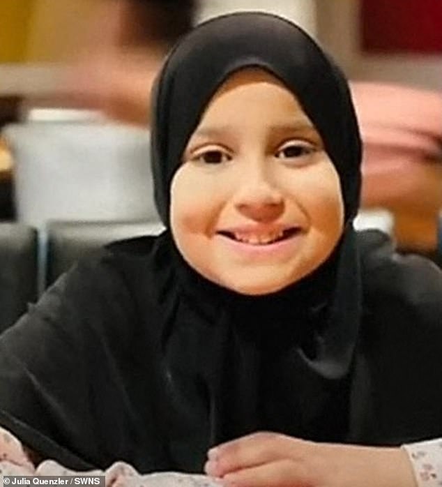 Beinash Batool, Faisal Malik and Urfan Sharif are depicted between prison guards as they are sentenced for the death of Sara Sharif in December 2024