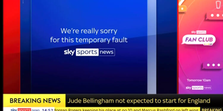 ‘We’re really sorry’ – Sky Sports forced to apologise after suffering temporary fault just after cup draw