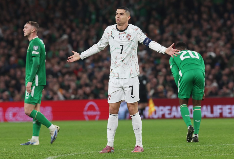 Republic of Ireland v Portugal, FIFA 2026 World Cup Qualifying, Group F, Football, Aviva Stadium, Dublin, Ireland - 13 Nov 2025